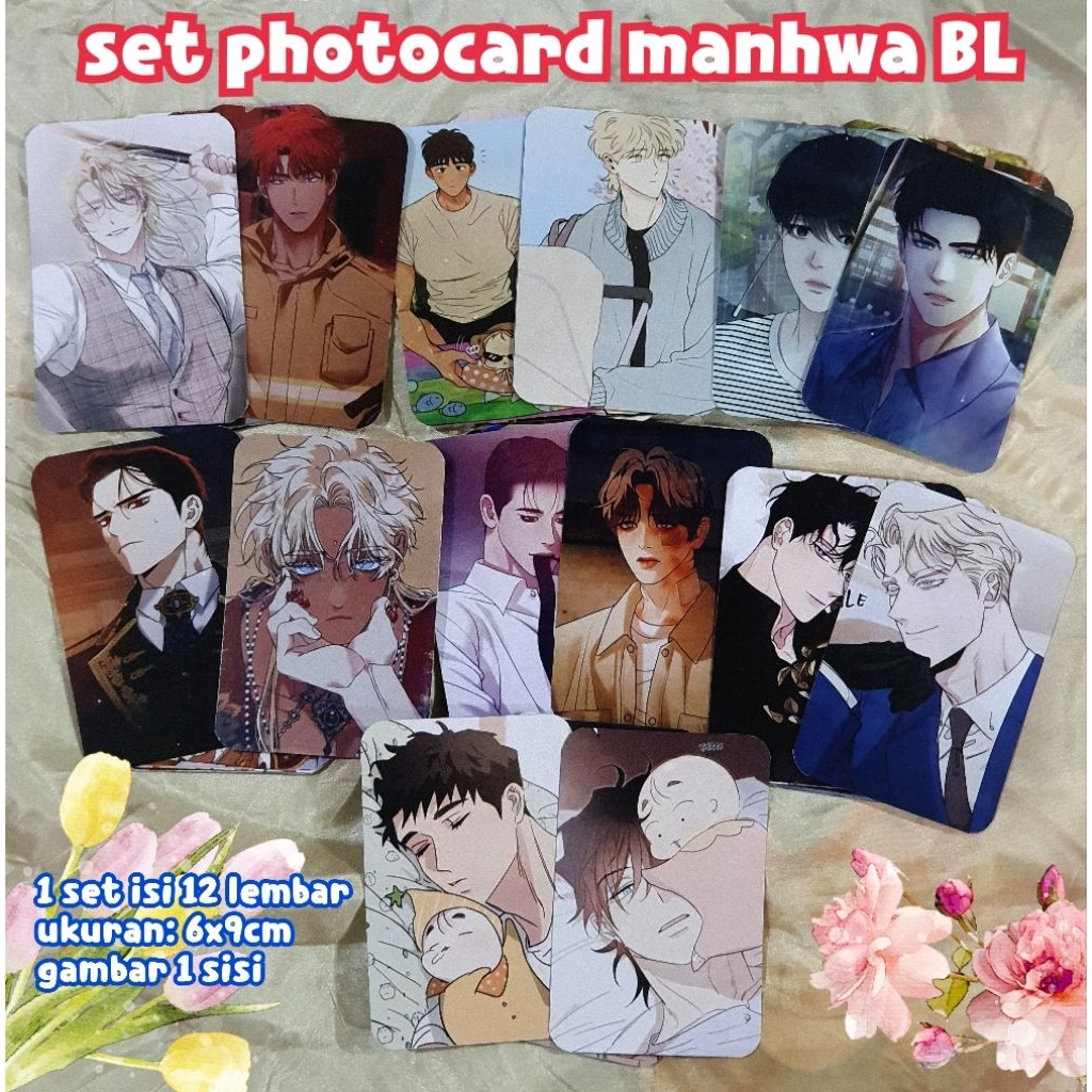 Set photocard manhwa BL terpopuler
