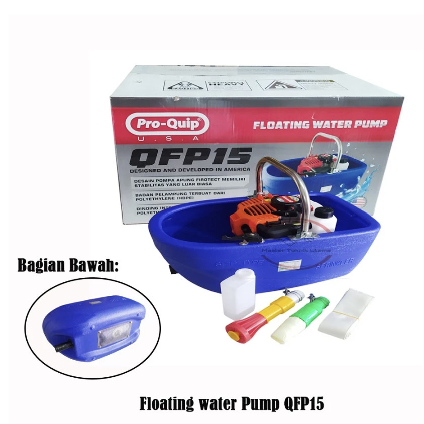 Pompa Apung Floating Pump PROQUIP QFP15 Pompa Irigasi Sawah