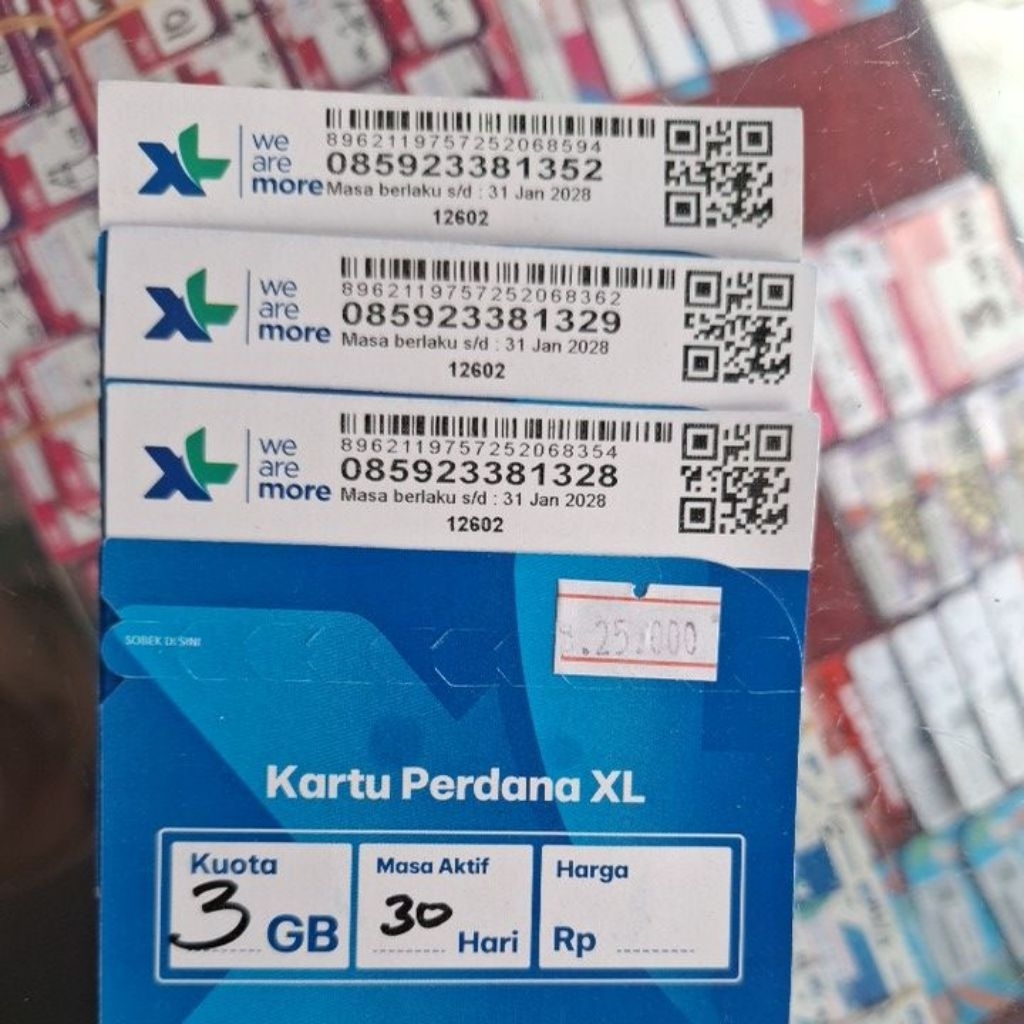 Perdana xL 3GB NasionaL siap pakai