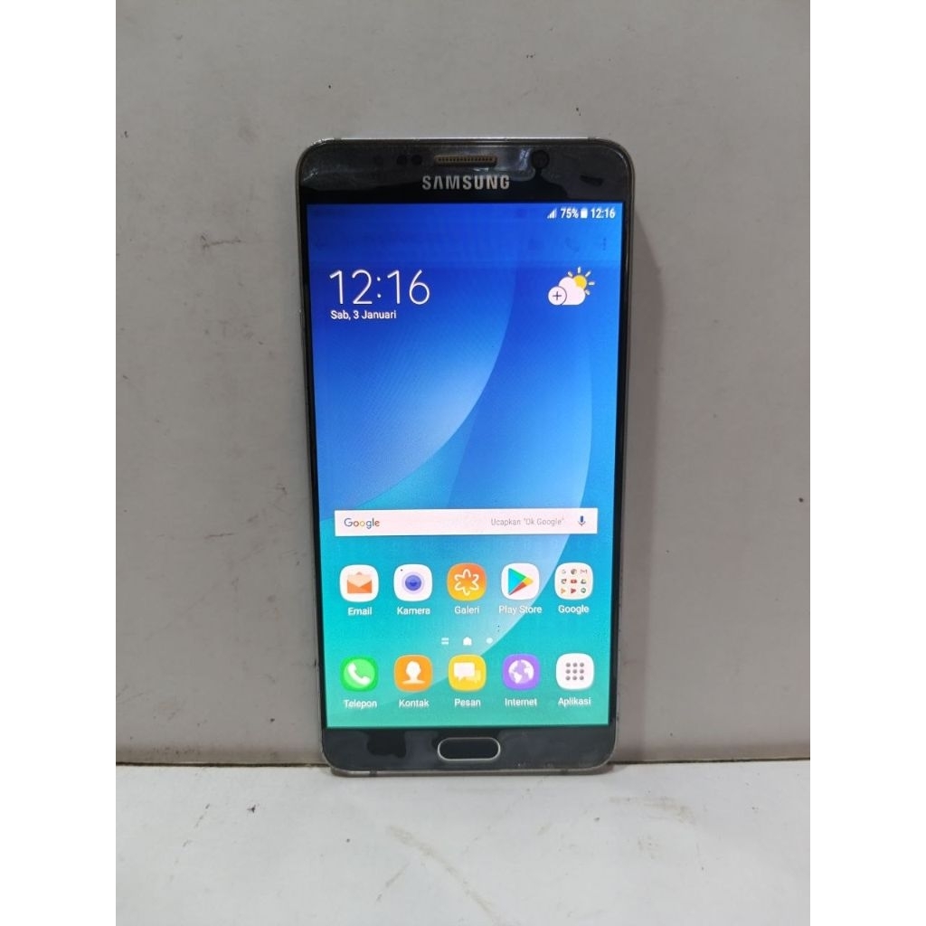 SAMSUNG GALAXY NOTE 5 RAM 4/32GB HANDPHONE SECOND ANDROID NORMAL SIAP PAKAI
