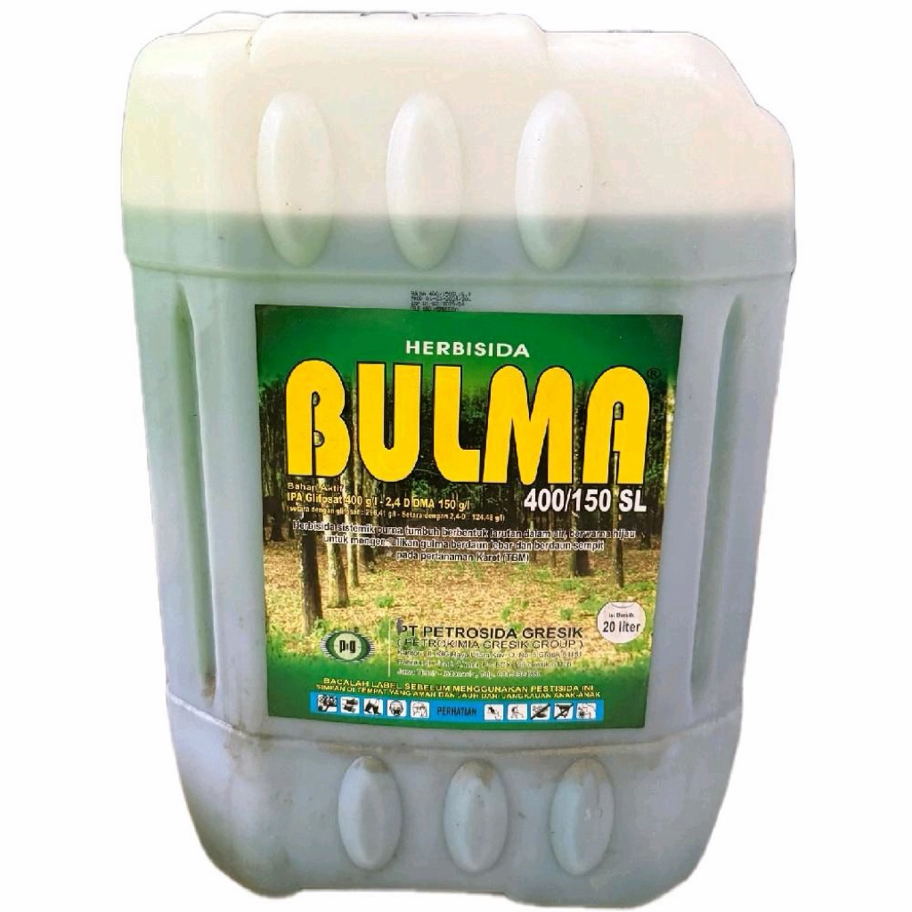 Herbisida Bulma 400/150 SL 20 Liter | Glyphosate IPA 400 g/L + 2,4-D DMA 150 g/L | Obat Rumput Kebun