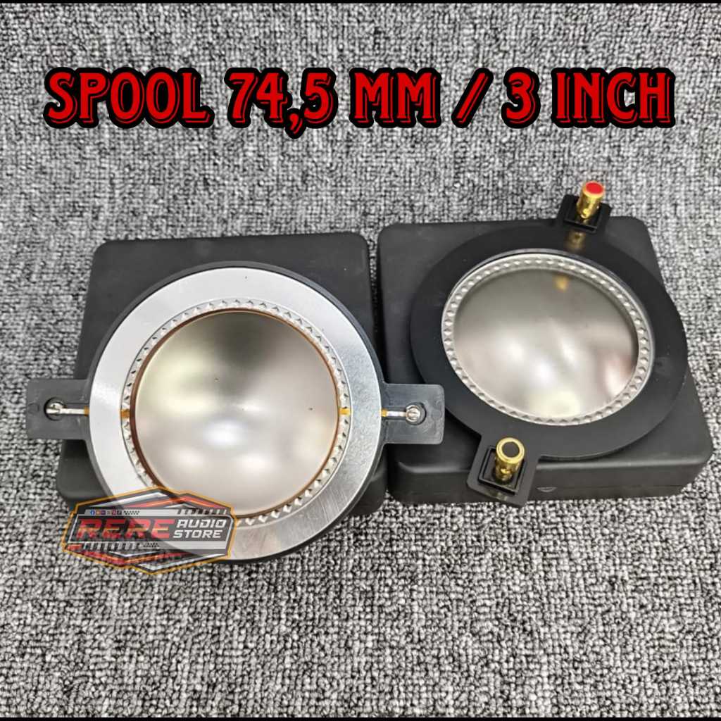 Spool Tweeter / Spul Twiter Driver 74,4 3'' Titanium Original