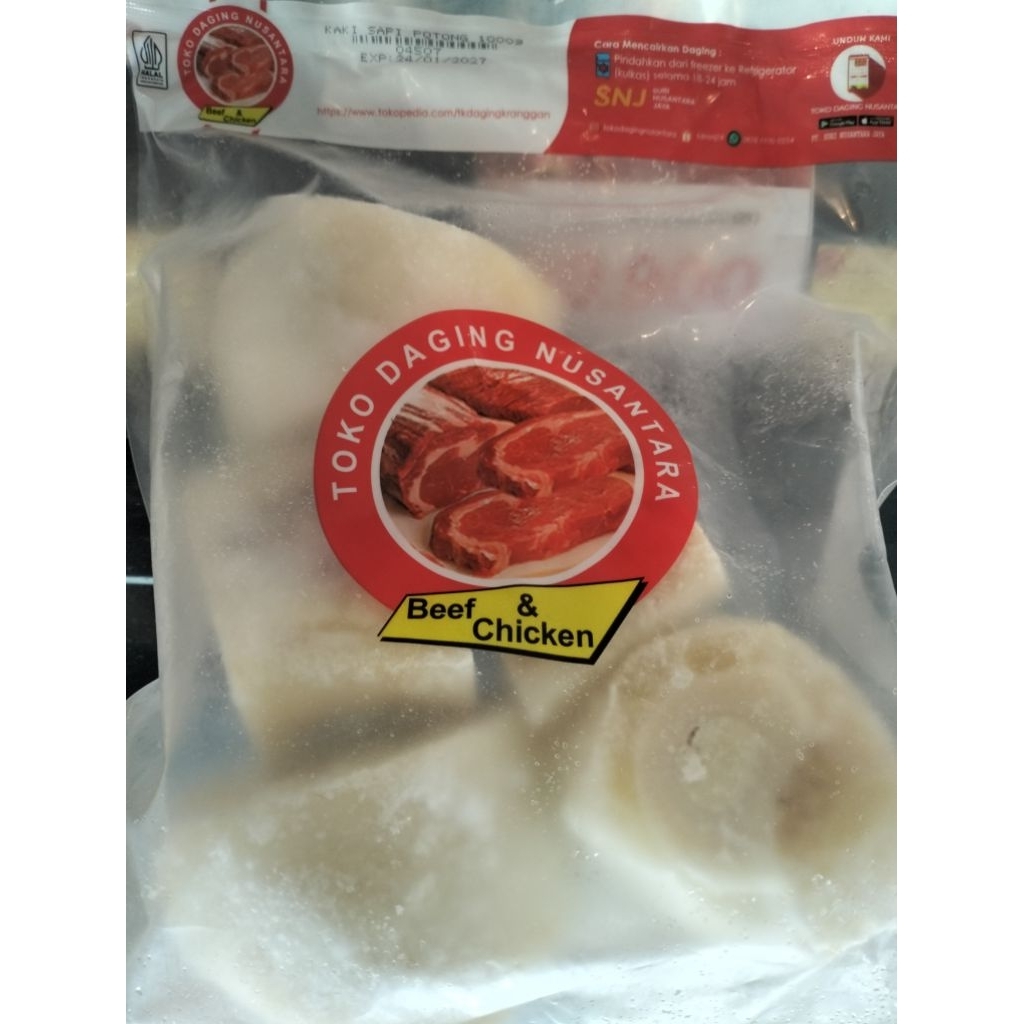 BEEF KAKI SAPI POTONG 1KG