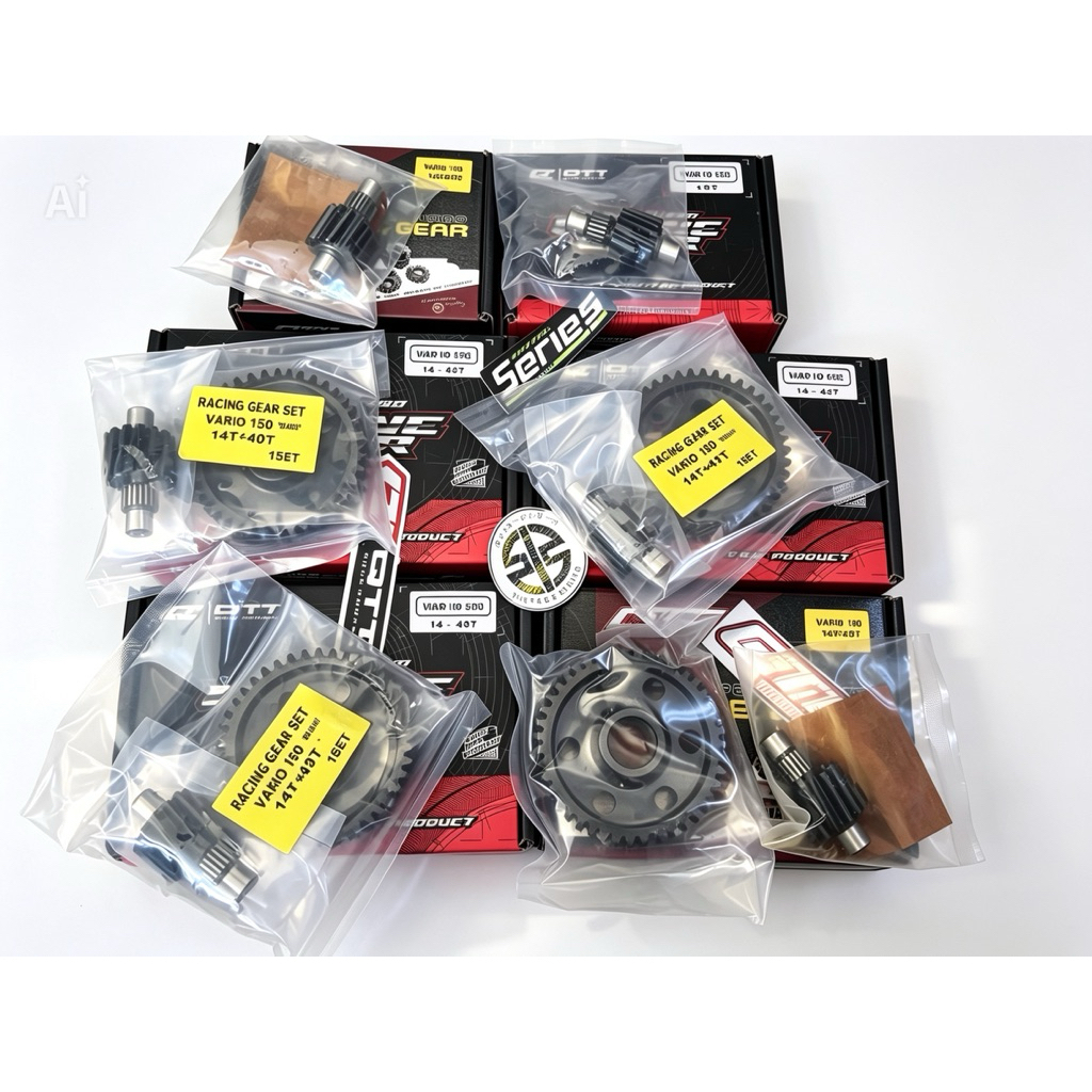 GEAR BOX VARIO 150 RASIO VARIO QTT RACING GEARBOX PCX CBU VARIO 125 VARIO 150 14T/STD 14-41T 14T/42T