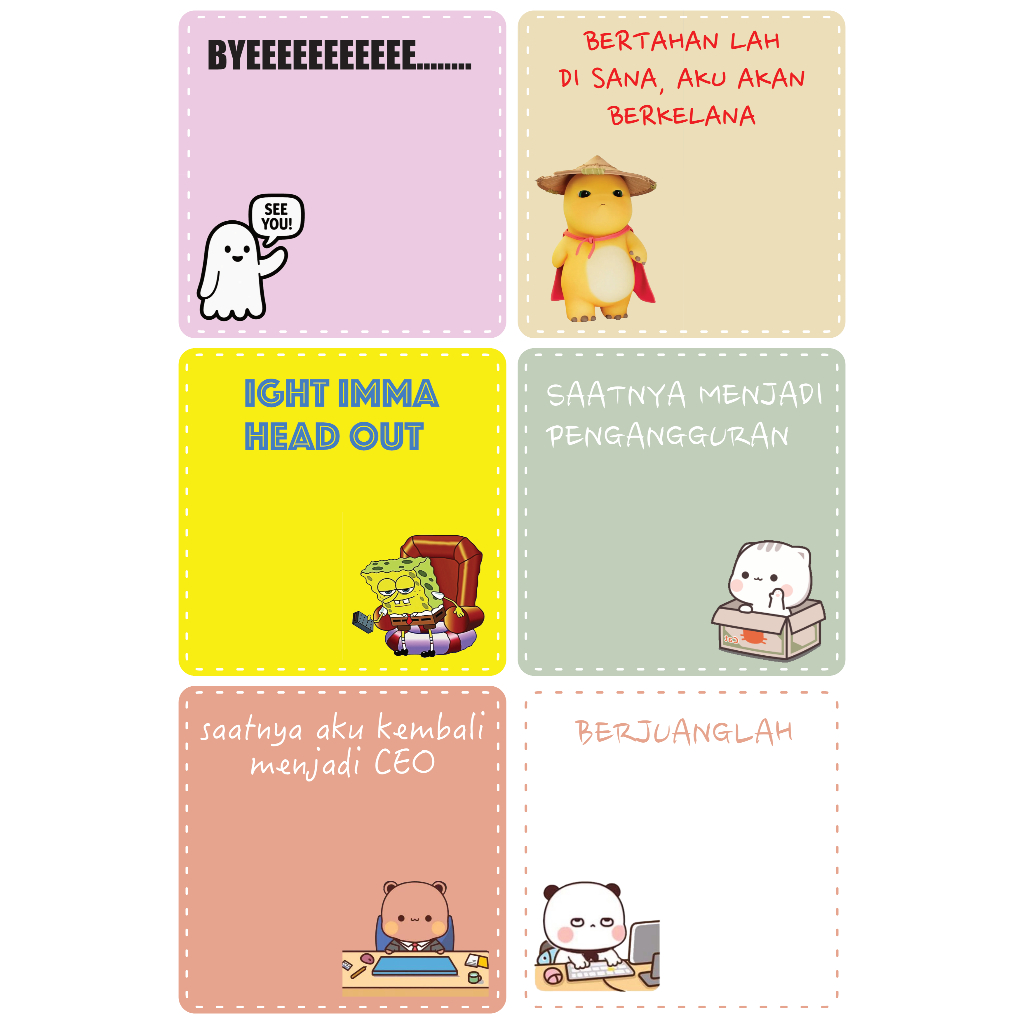 KARTU UCAPAN RESIGN | RESIGN CARD | Hadiah Resign | Mini Gift Snack Card Farewell Perpisahan Kantor
