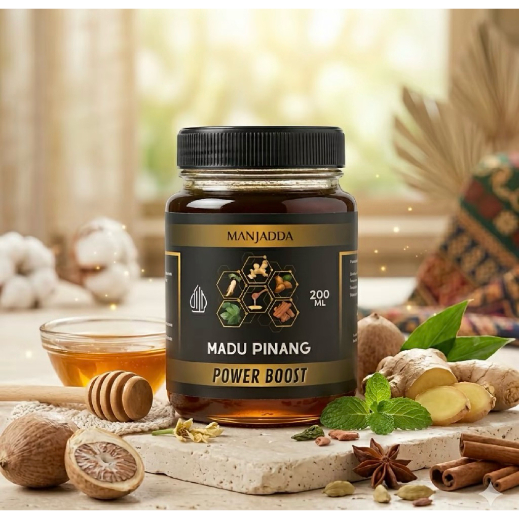 Madu Pinang Power Stamina Pria Mandava 245g - Ramuan Tradisional untuk Stamina Pria