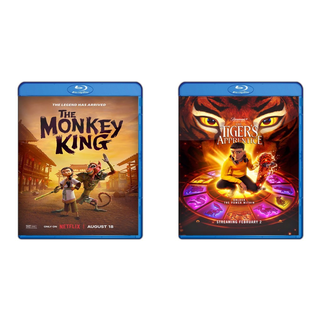 DVD The Monkey King (2023) + DVD The Tiger's Apprentice (2024)