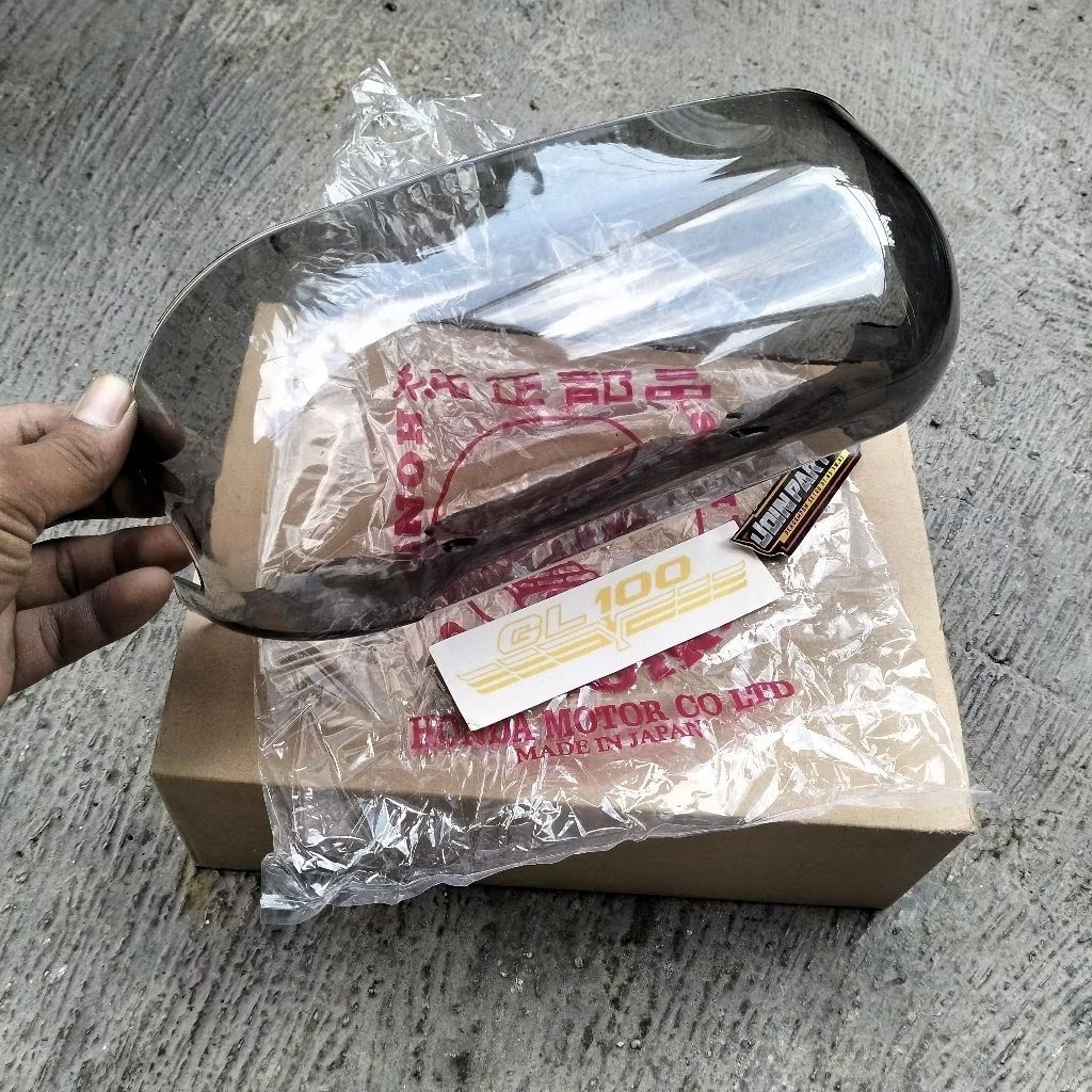 VISOR KACA MIKA SPEEDOMETER HONDA GL100 GL125