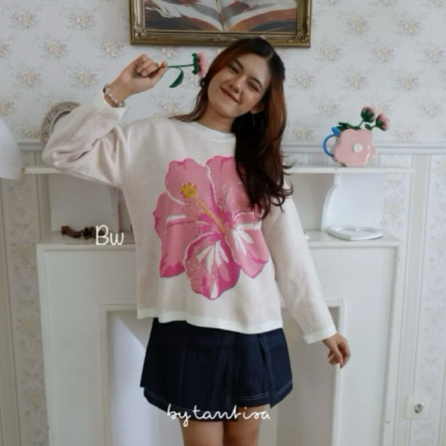 baju bunga preloved