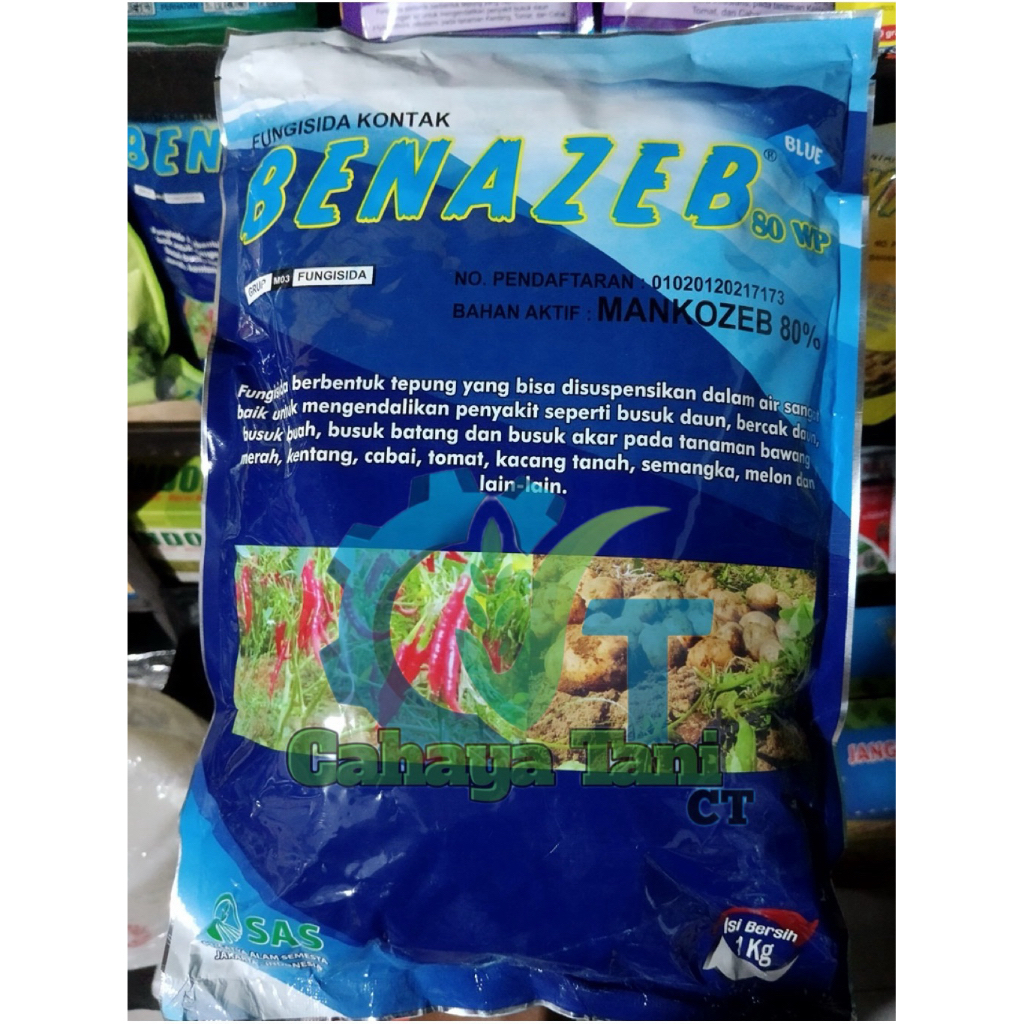Fungisida Benazeb Blue 80WP 1Kg