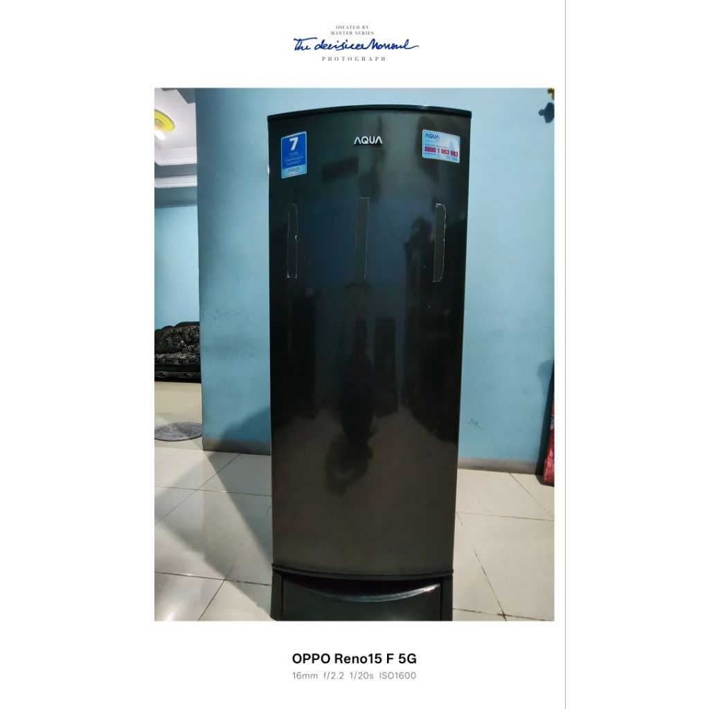 laci bawah kulkas Aqua model aqr_D190 bekas pakai