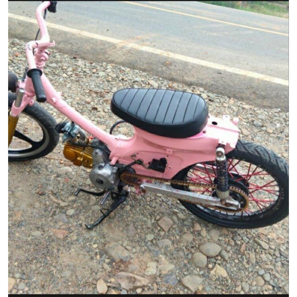 JOKNPISPOT TUNGGAL HONDA C70CMK LANGLANGAN. BISA UNTUK GRAND. ASTREA PRIMA MODIF JOK TUNGGAL