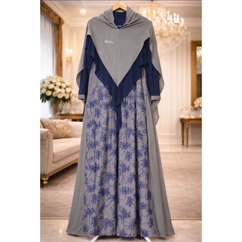 Gamis set by Rindita hijab/ eRHa