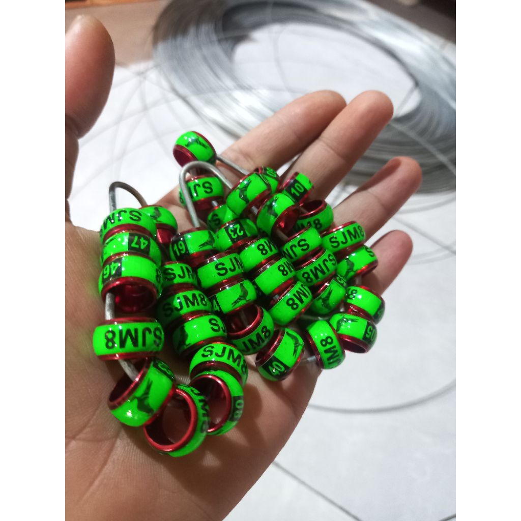 RING BURUNG MERPATI DEWASA 10 MM - 9 MM  & STANDART CUSTOM