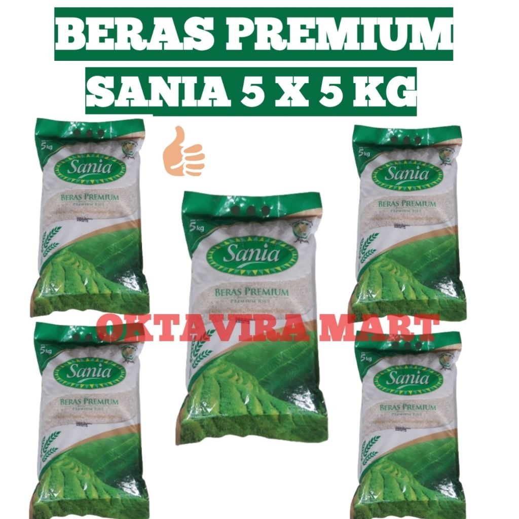 BERAS SANIA / BERAS SANIA 5 X 5 KG