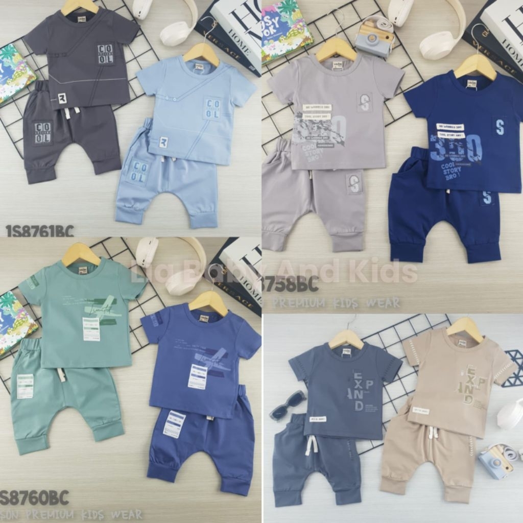 SETELAN USON CELANA KAOS 7/8  ANAK COWOK SK