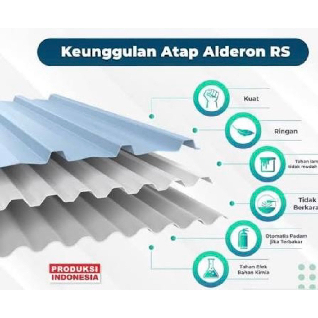 Atap PVC double layer & single layer, atap terbaik redam panas dan redam suara