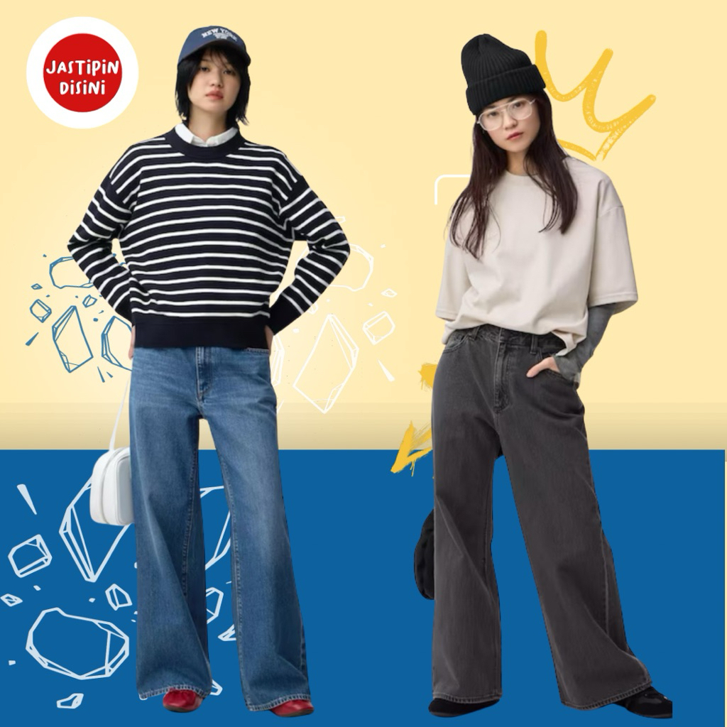 GU Buggy Flared Jeans