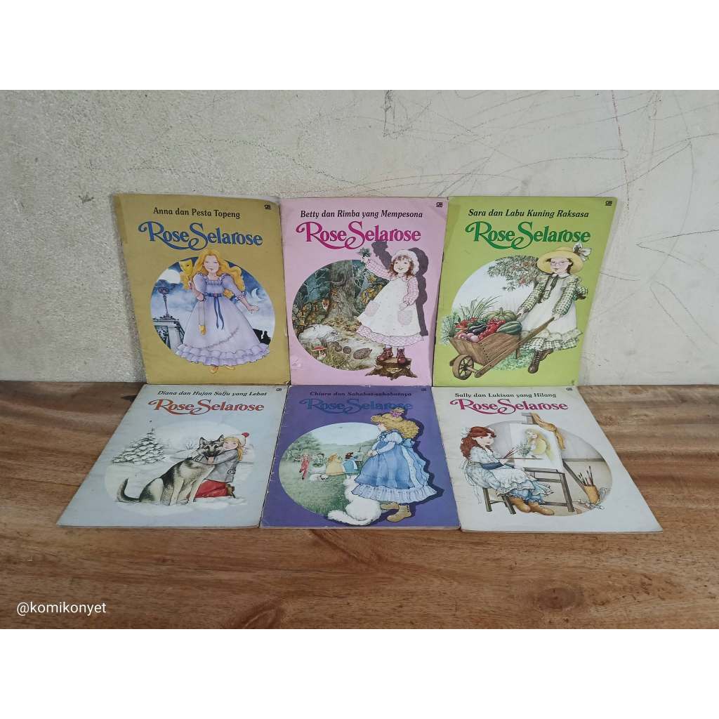 Dijual Paket Buku Cerita Dongeng Anak Rose Selarose Ilustrasi Cantik dan Menarik Ukuran Lebar Penerb