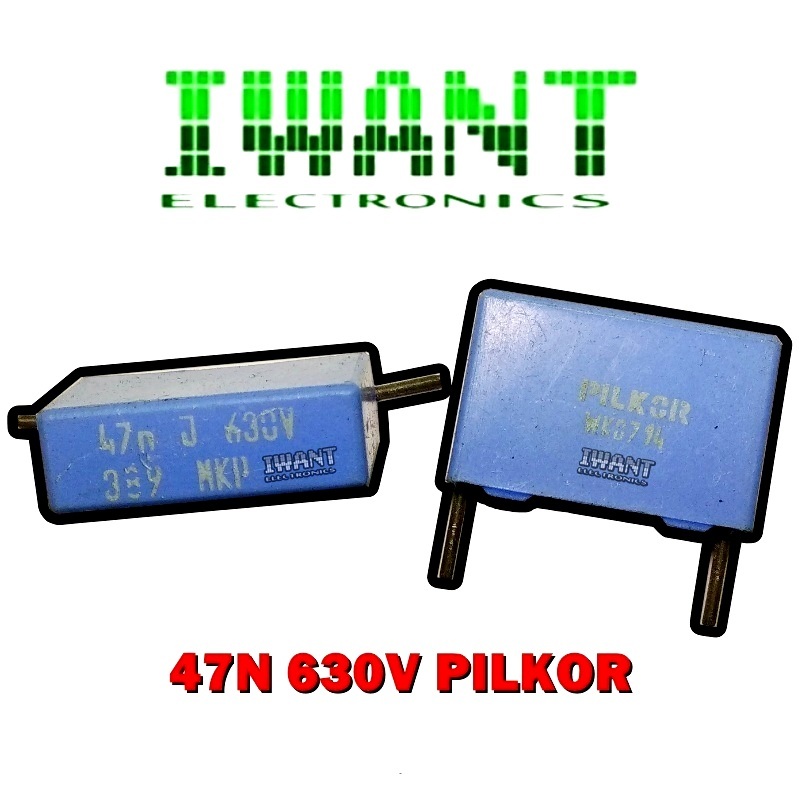 KAPASITOR MKT MKP 0.047UF 630 VOLT PILKOR MKT 47N 630V 47nF 630V