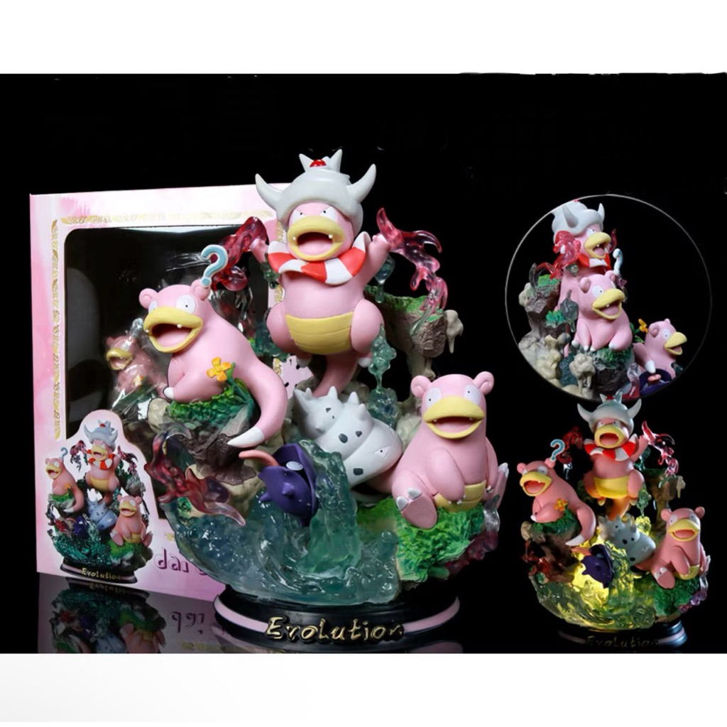 action figure pokemon diorama slowking