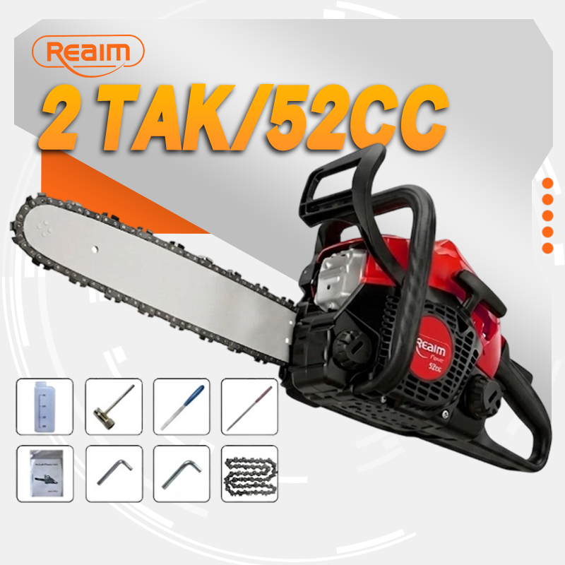 Reaim 52CC 20" Mesin Potong Kayu Sinso Senso Mesin Gergaji Kayu Gergaji Potong Pohon Kayu Chainsaw