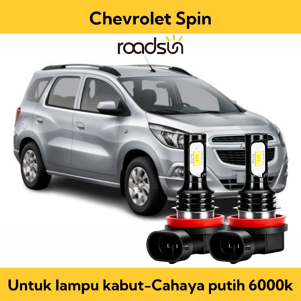 Chevrolet Spin Lampu mobil LED H27 880 Lampu kabut 60 watt PNP H11