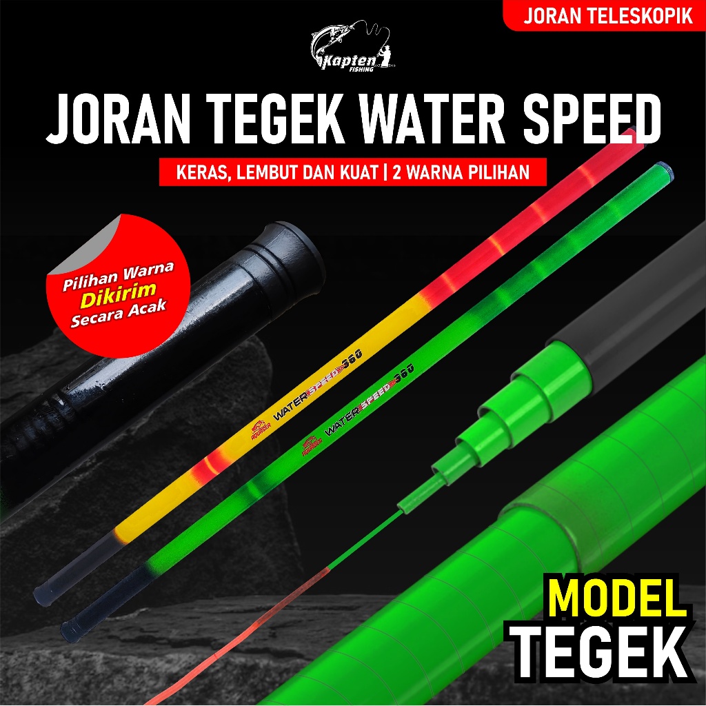 Kaptenfinshing JORAN TEGEK WATER SPEED  PANCING tegek murah kuat ultralight lentur micro casting