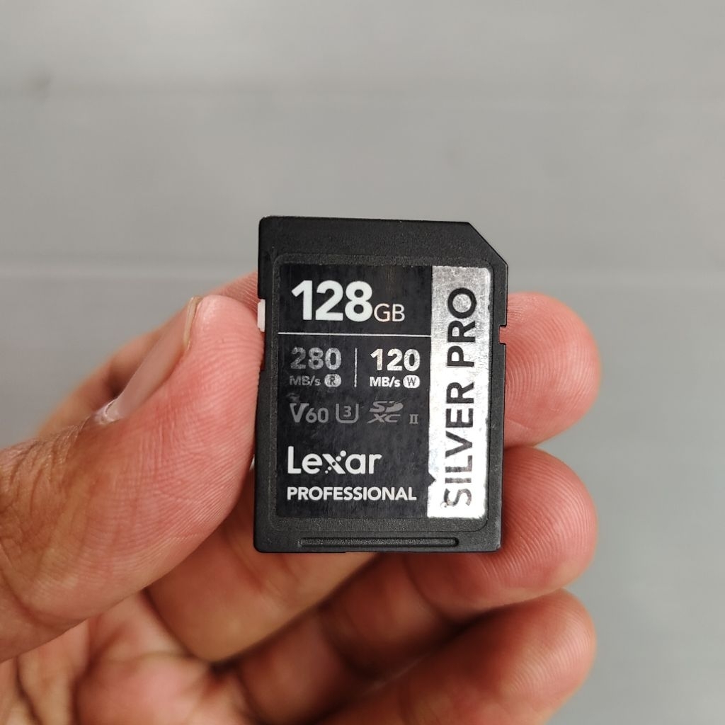MEMORI SDXC LEXAR 128GB V60 280MBs