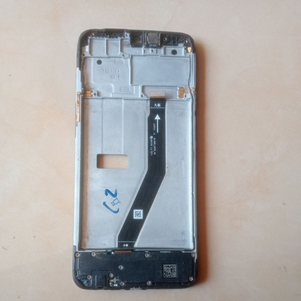 frame lcd tatakan lcd realme c2 ori copotan