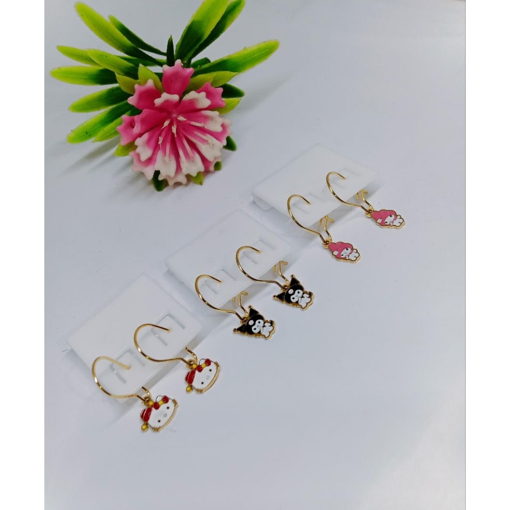 Anting Anak Titanium Karakter Lucu Anting Fashion Anak