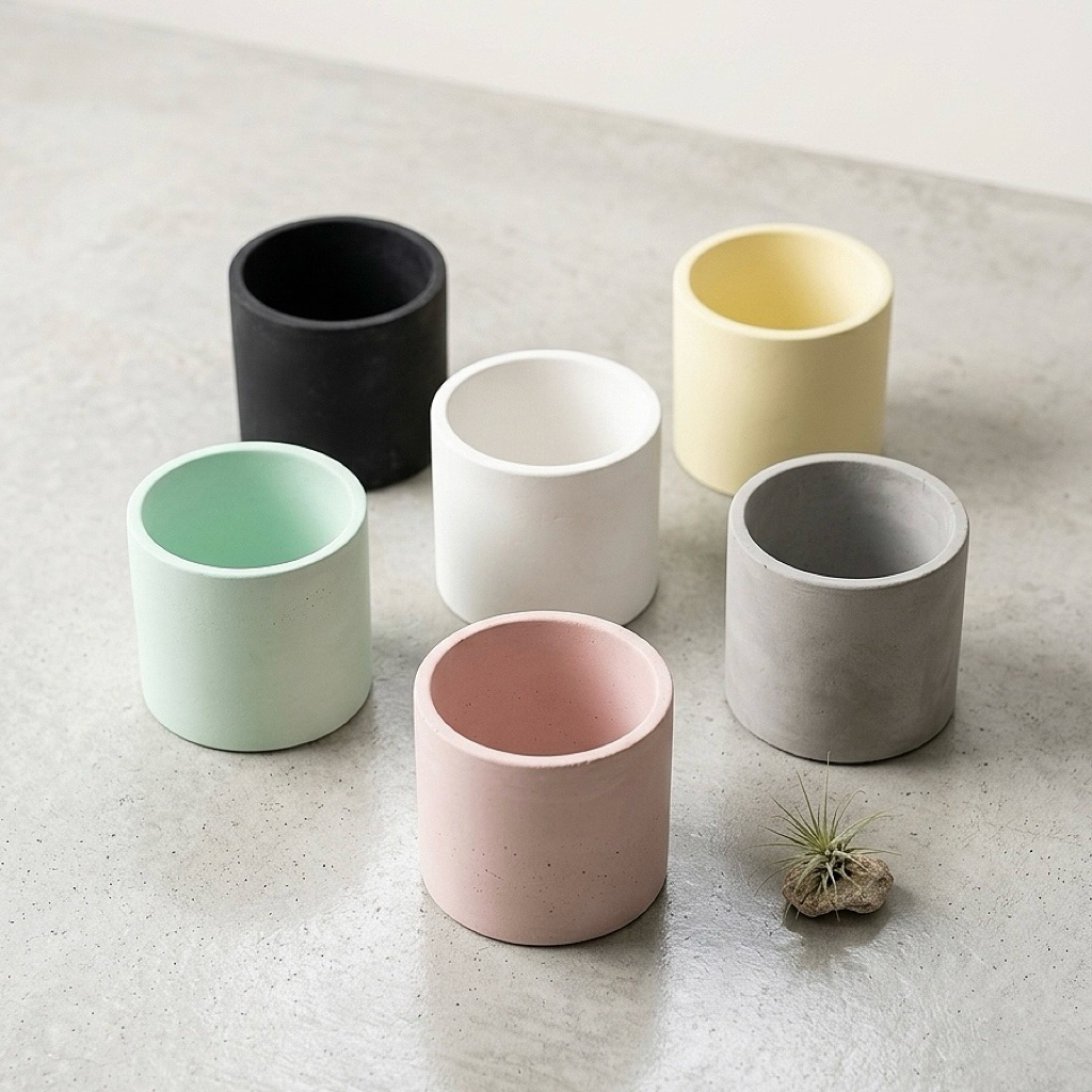 Concrete Planter Pot Semen Minimalis