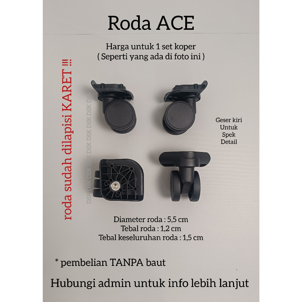 RODA KOPER, RODA KOPER FIBER, RODA DOUBLE WHEEL, RODA KOPER POLO