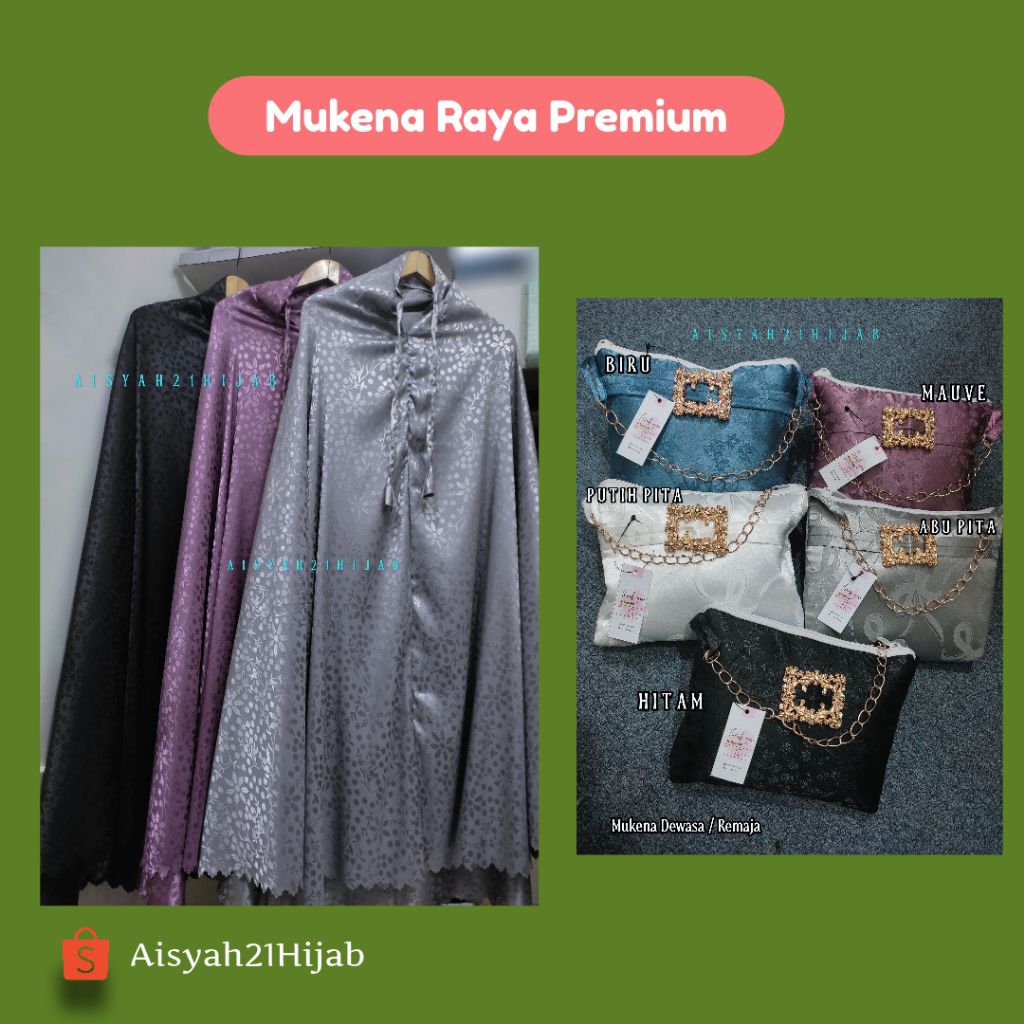 Aisyah21Hijab | Mukena Resleting Jumbo | Mukena Dewasa | Mukena Remaja
