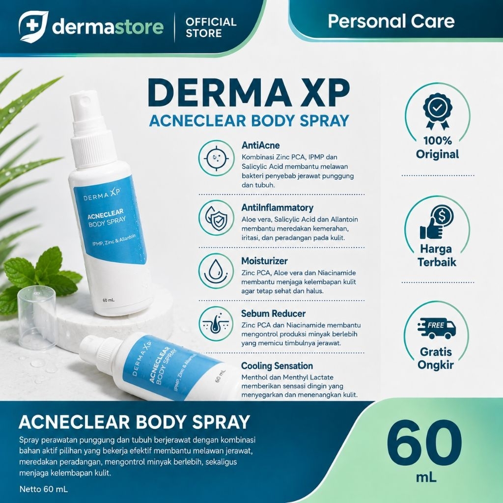 DermaXP Acneclear Body Spray