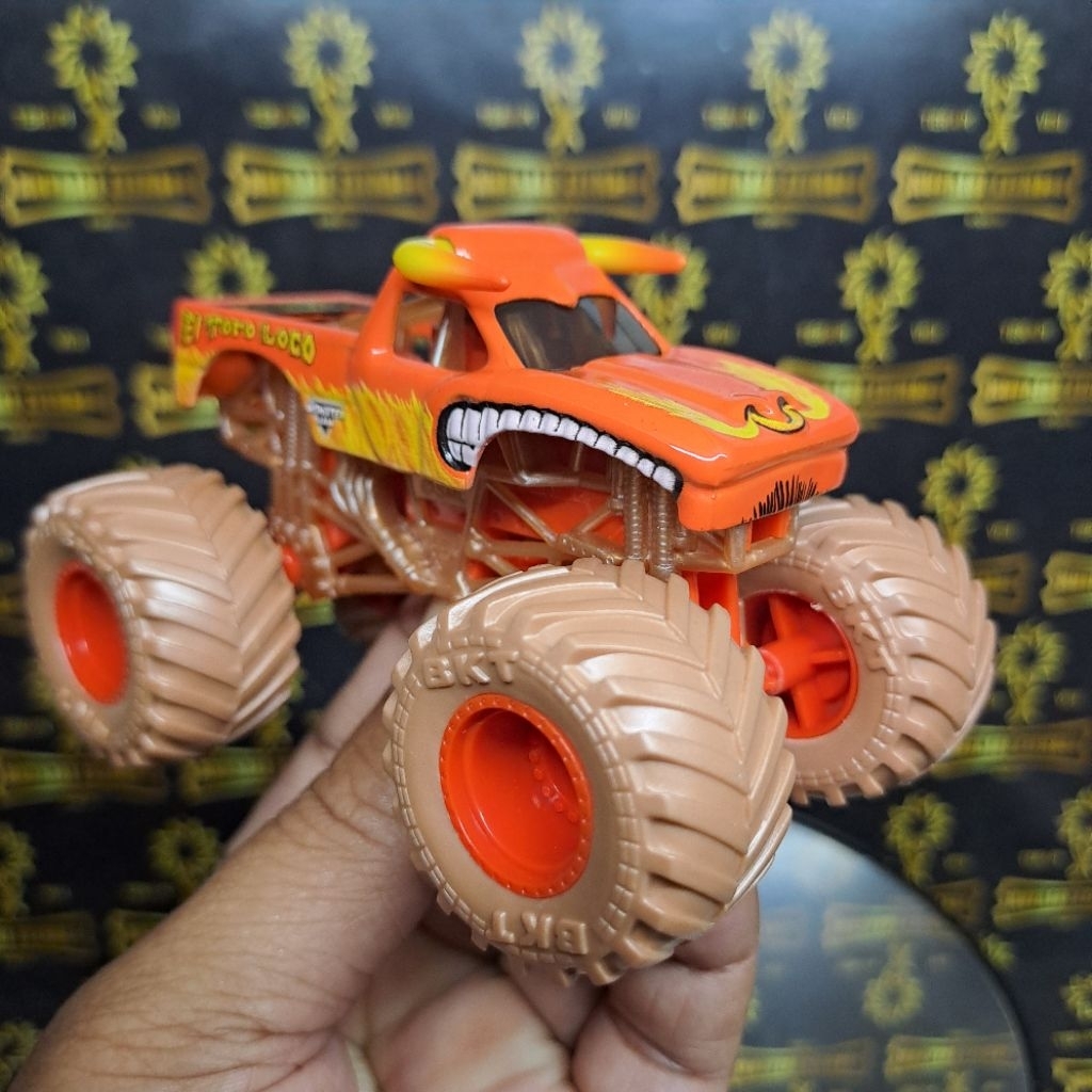 99% LOOSE MONSTER JAM LOOSE MONSTER JAM EL TORO LOCO MONSTER JAM 1:64 MONSTER JAM KOLPRI KONDISI 99%