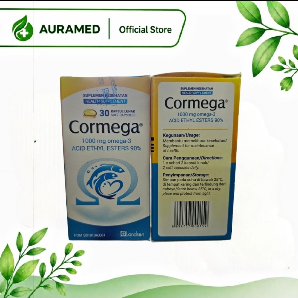 CORMEGA 30 KAPSUL LUNAK HEALTH SUPPLEMEN