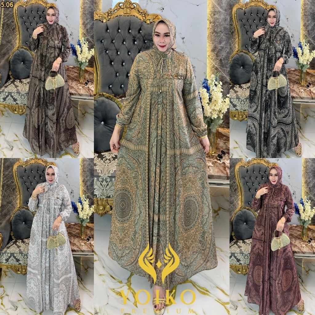 Aghnia dress set hijab
