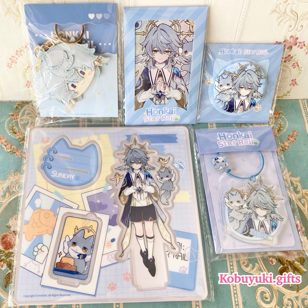 [Ready] OFFICIAL Sunday acrylic standee stand keychain pendant photocard pc badge pin stand penacony