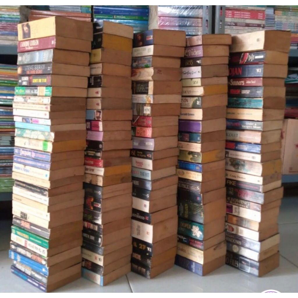 Novel Inggris Import Original Bekas Random