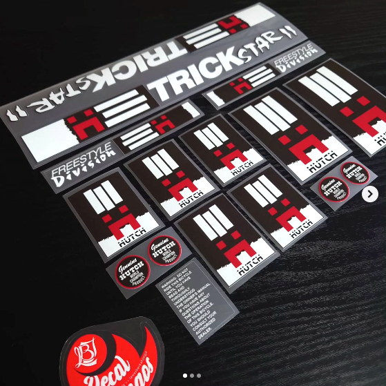 Decal OS BMX Hutch Trick Star Mark 2 88-89