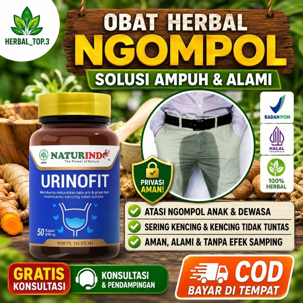 NGOMPOL Obat Herbal Ngompol Anak Anak & Dewasa Anyang Anyangan Beser