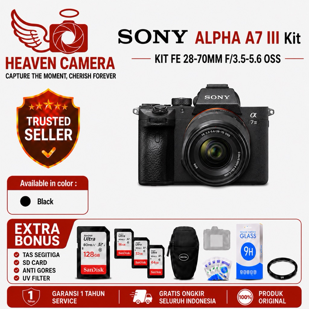SONY ALPHA A7 III KIT 28-70MM / SONY A7 MARK III KIT 28-70MM / SONY A7 III KIT 28-70MM