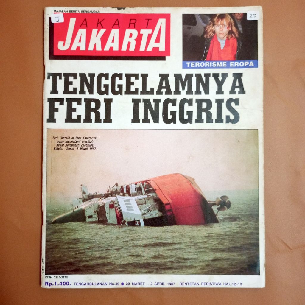 Majalah Jakarta / Majalah Berita Bergambar Jakarta  Edisi Tengah bulanan No.49 [Tanggal: 20 Maret–2 