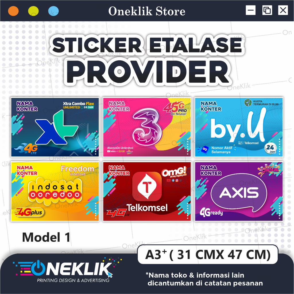 Stiker Etalase Konter Bagian Bawah / Stiker Dekorasi Konter / Stiker Hiasan Etalase Konter /Stiker K