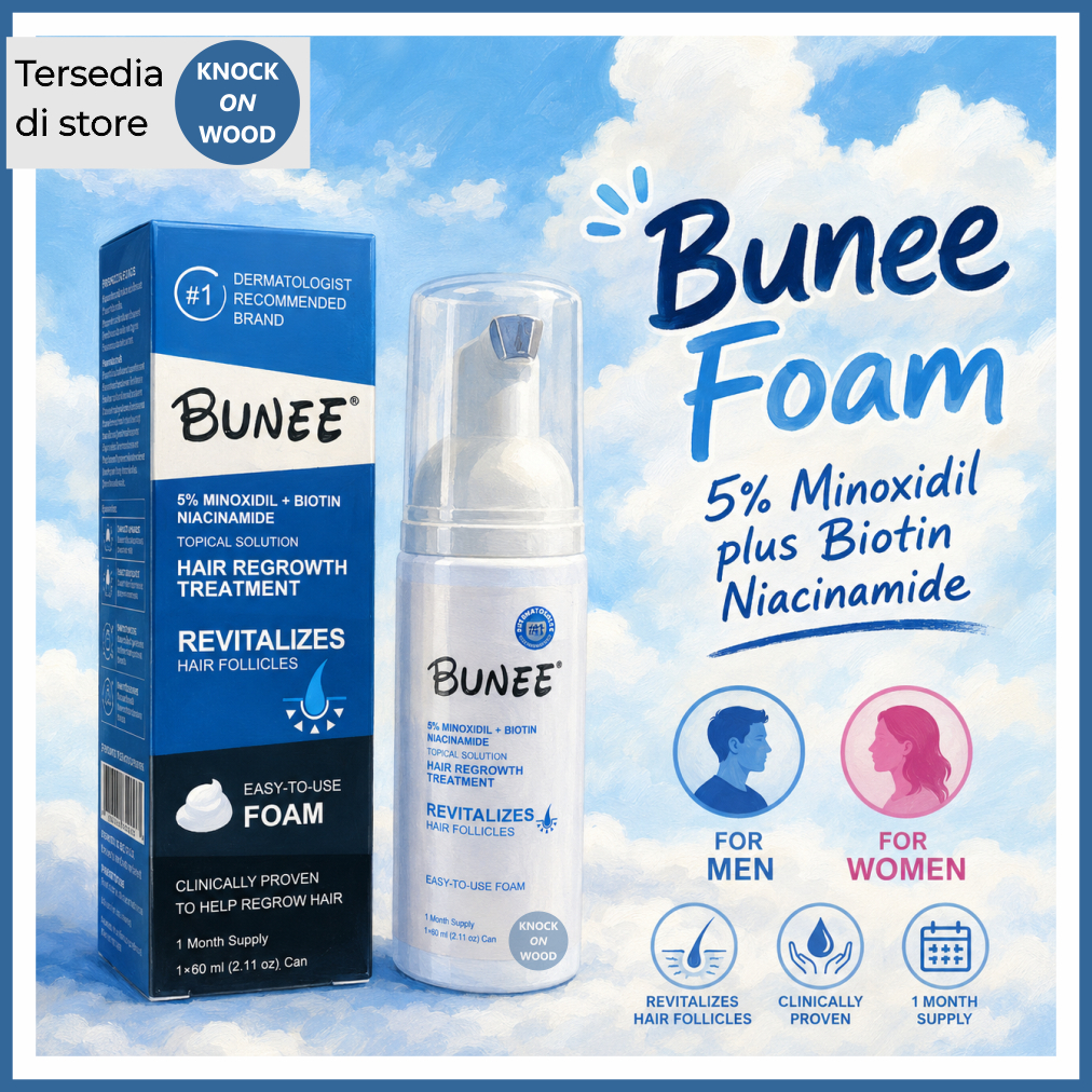 Bunee Foam Minoxidil Plus Biotin Original