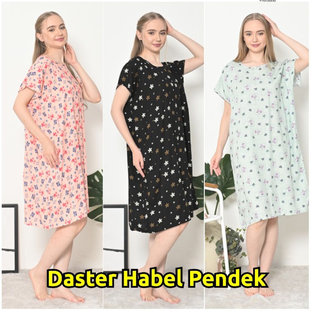 Daster Rayon Habel/CSL  PENDEK SELUTUT Non Busui