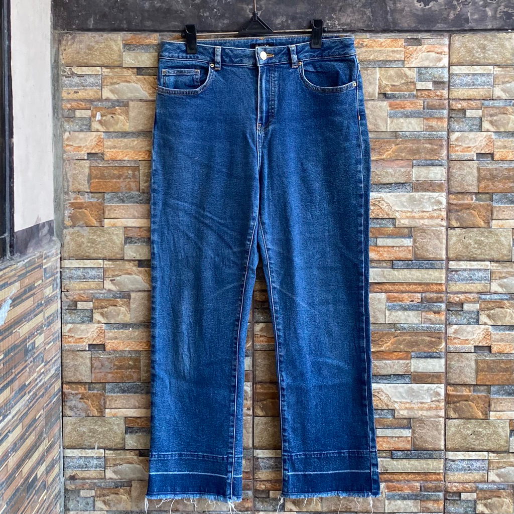 [Termurah] Massimo Dutti Denim Jeans Rawis Good Condition