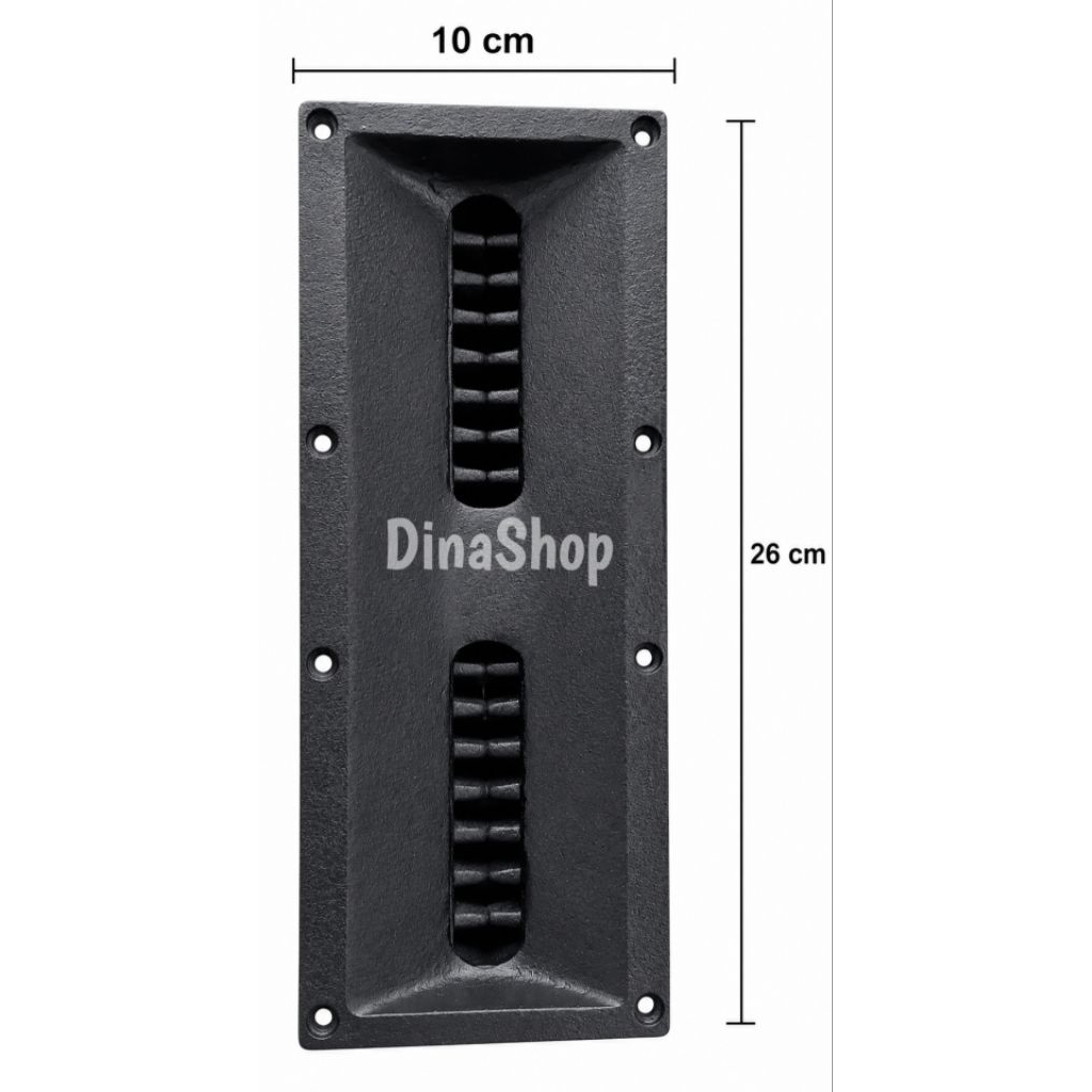 Horn Tweeter Army Double 10x26 Bahan Alumunium Cor