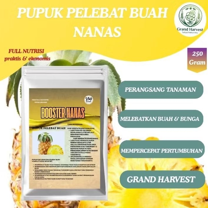 Pupuk Buah Nanas Full Nutrisi Perangsang Buah Melebatkan Buah